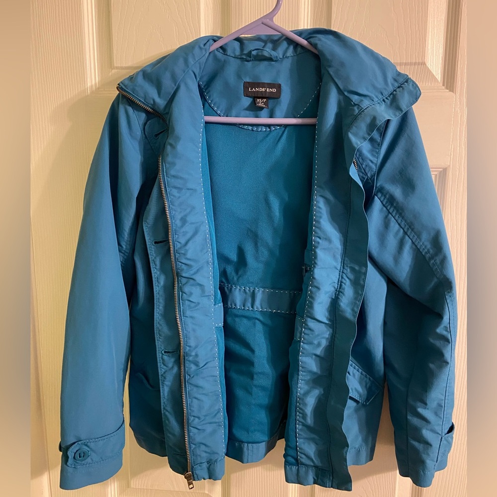 Lands' End Teal Jacket